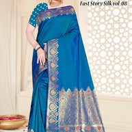 Heritage Jacquard Silk Saree With Blouse Piece | TUL-FAST STORY SILK VOL-08