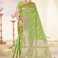 Premium Craft Jacquard Silk Saree With Blouse Piece | TUL-CLEAR SILK VOL-102