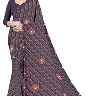 Fashionable Printed Saree with Blouse Piece for Festive Collection  | CAS-PANCHWATI
