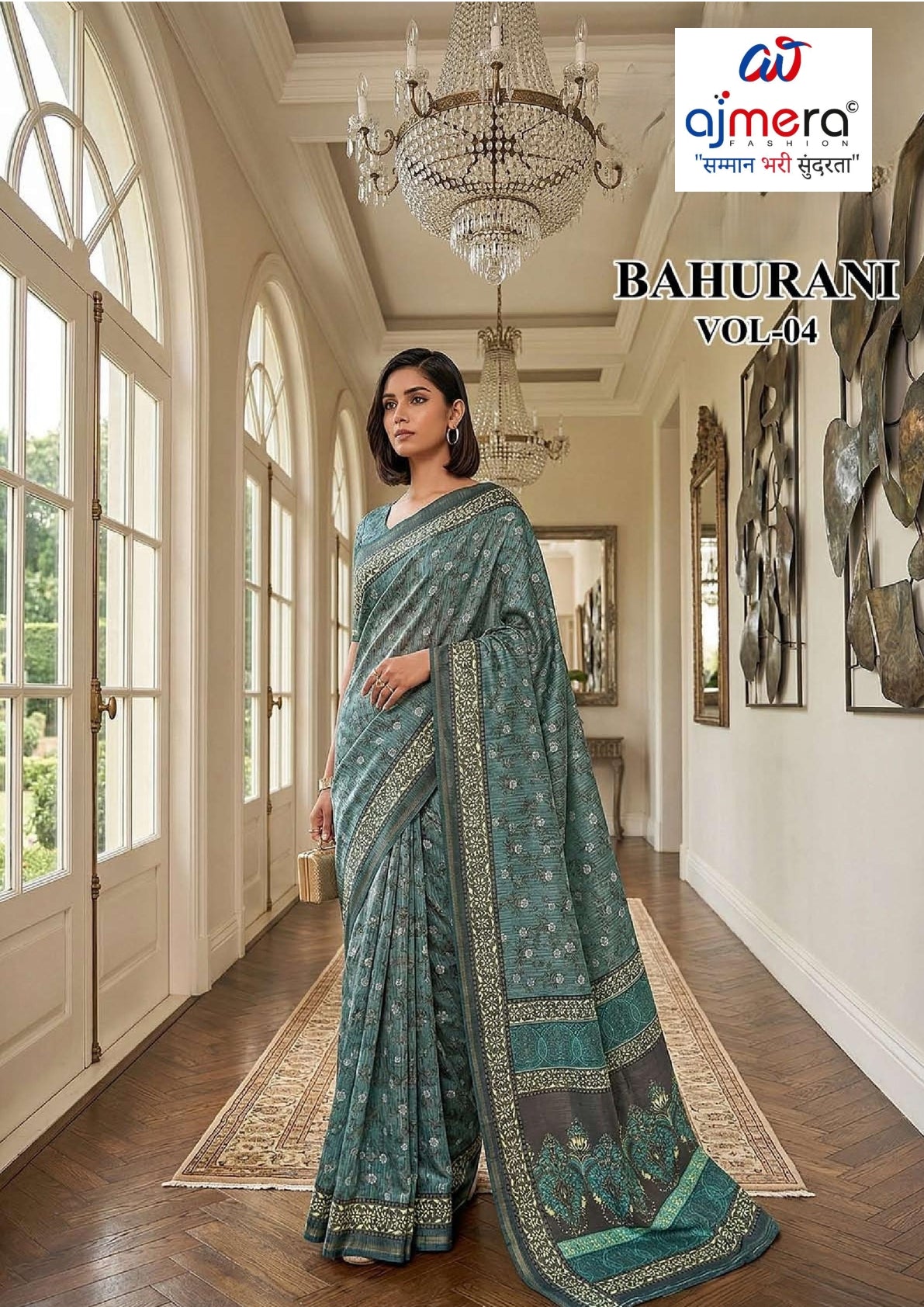 Exclusive Printed Saree with Blouse Piece for Elegant Ethnic Look | RMF-BAHURANI VOL-4