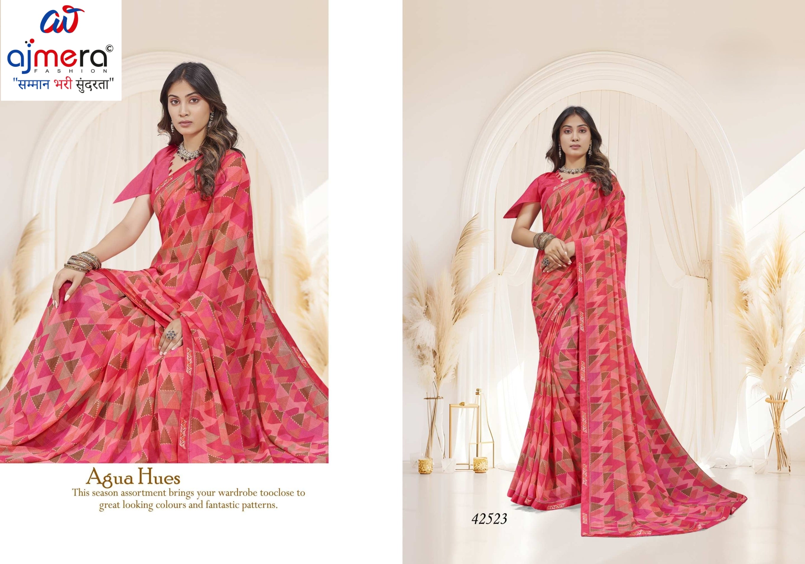 Classic Printed Saree with Blouse Piece for Timeless Traditional Style  | RDD-SHAAN VOL-03