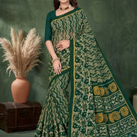 Premium Cotton Saree with Blouse Piece for Premium Ethnic and Traditional Wear | TLS-CHITRALEKHA WITH BP