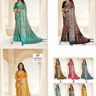 Contemporary Printed Saree with Blouse Piece for Premium Wear  | RDD-LALITA