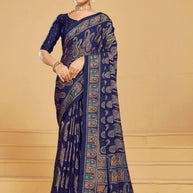 Chic Printed Saree with Blouse Piece for Sophisticated Ethnic Style  | RDD-VISHAKHA VOL-03