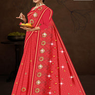 Designer Cotton Saree with Without Blouse for Premium Ethnic and Traditional Wear | PJA-CHANDRA KALA
