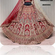 Hand Work Lehenga Blouse With Lehenga Dupatta Manufacturer Supplier Exporter|ABF-DIRGHAYU