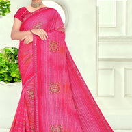Designer Printed Saree with Blouse Piece for Special Occasions  | SNR-DEVIKA