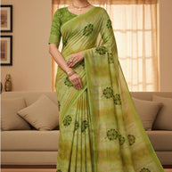 Ranial Print Loose Saree with Blouse for Premium Ethnic and Traditional Wear | AA-SULTAN{W.B}