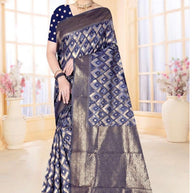 Fancy Jacquard Silk Saree With Blouse Piece | TUL-AARTI SITA COTTON