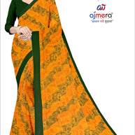 Exclusive Printed Saree with Blouse Piece for Elegant Ethnic Look | CAS-SHUBH LAGAN