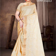 Designer Jacquard Silk Saree with Blouse Piece for Traditional Occasions | MTE-25353