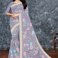 Trendy Printed Saree with Blouse Piece for Women’s Ethnic Wardrobe | SSR-YUKTI-A