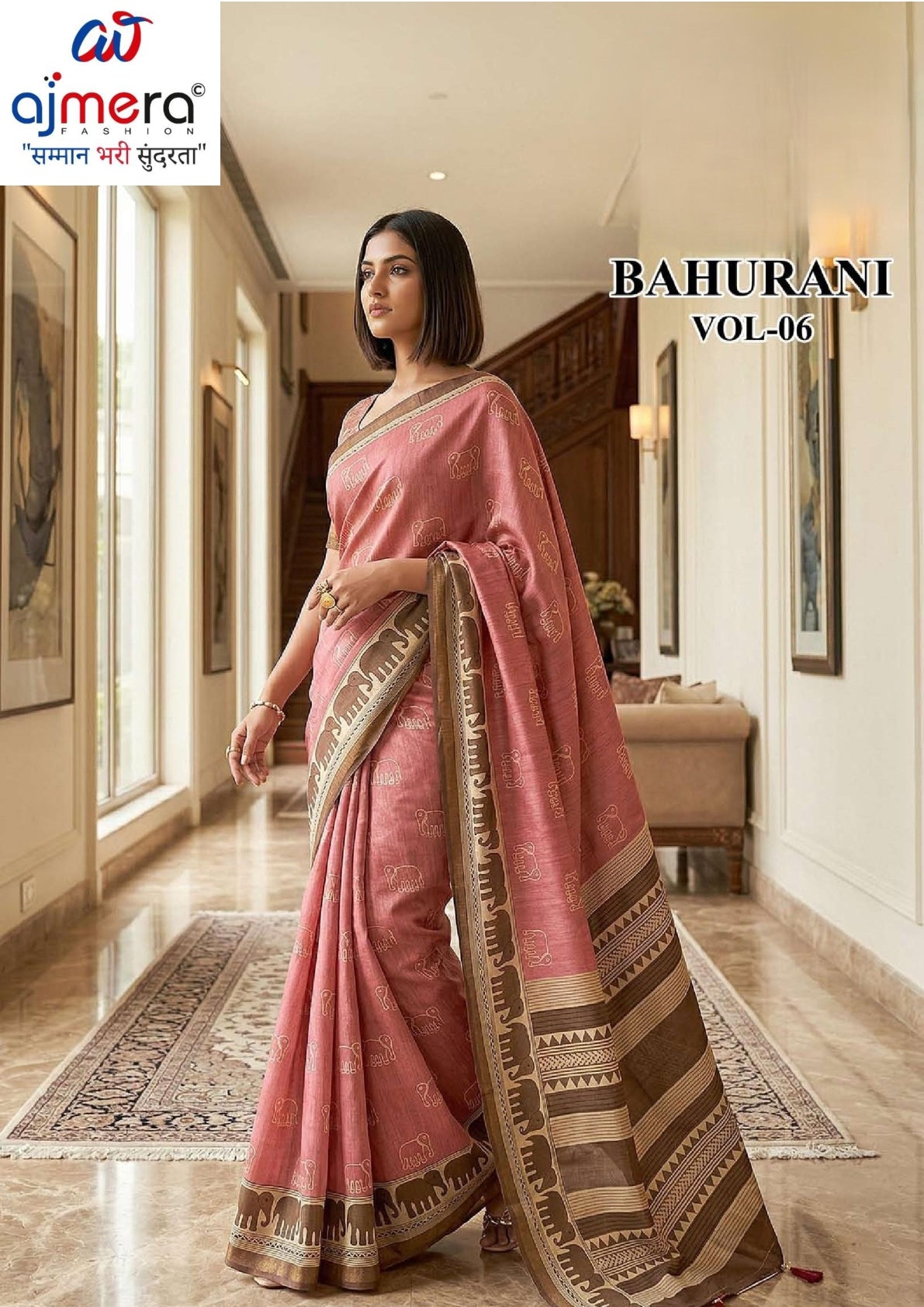 Contemporary Printed Saree with Blouse Piece for Premium Wear | RMF-BAHURANI VOL-6