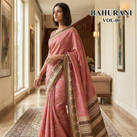 Contemporary Printed Saree with Blouse Piece for Premium Wear | RMF-BAHURANI VOL-6
