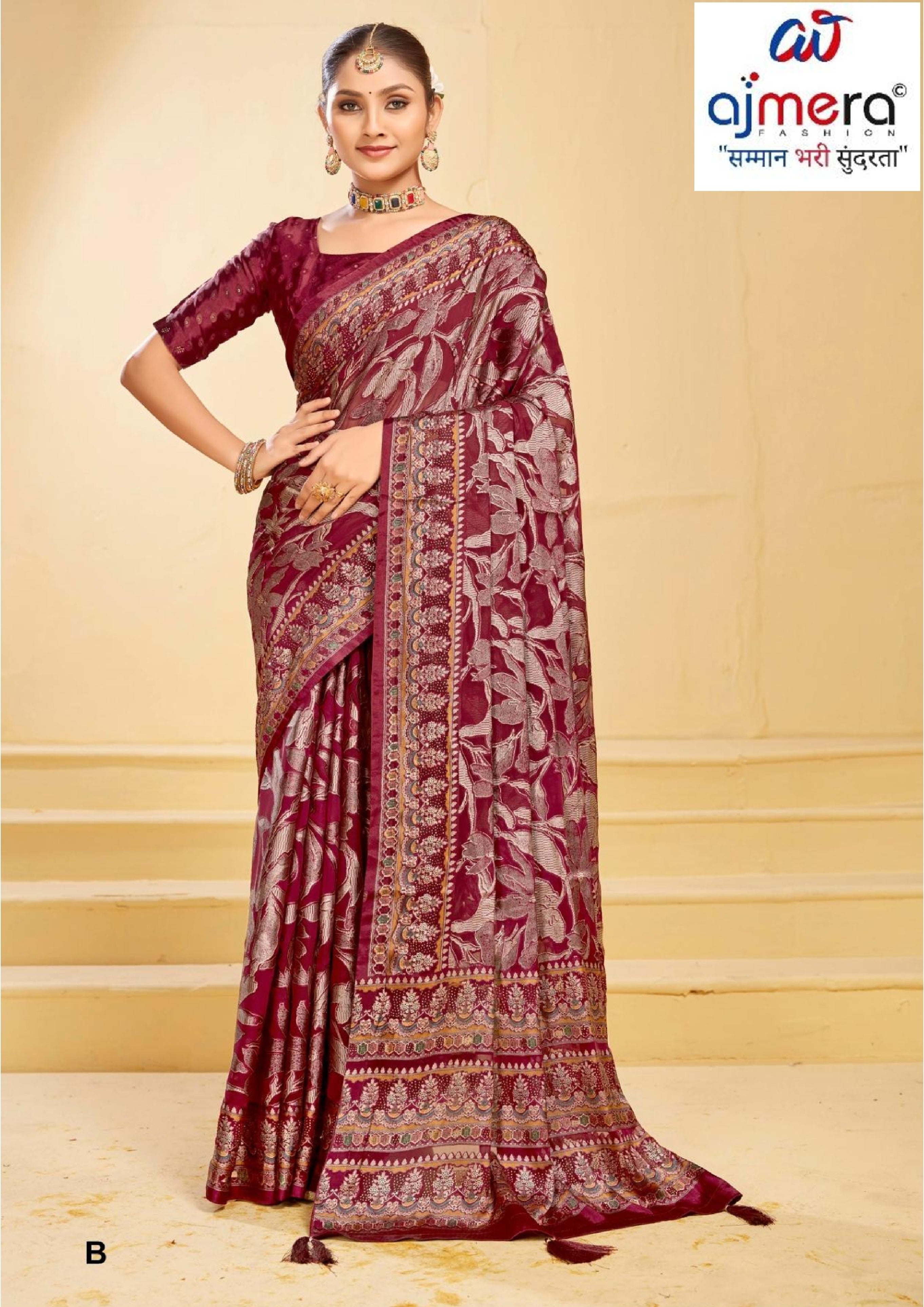 Beautiful Printed Saree with Blouse Piece for Cultural Celebrations  | RDD-VISHAKHA VOL-02