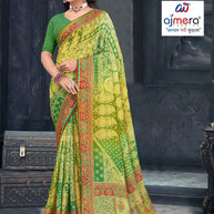 Fashionable Printed Saree with Blouse Piece for Festive Collection  | RMF-JASLEEN VOL-2