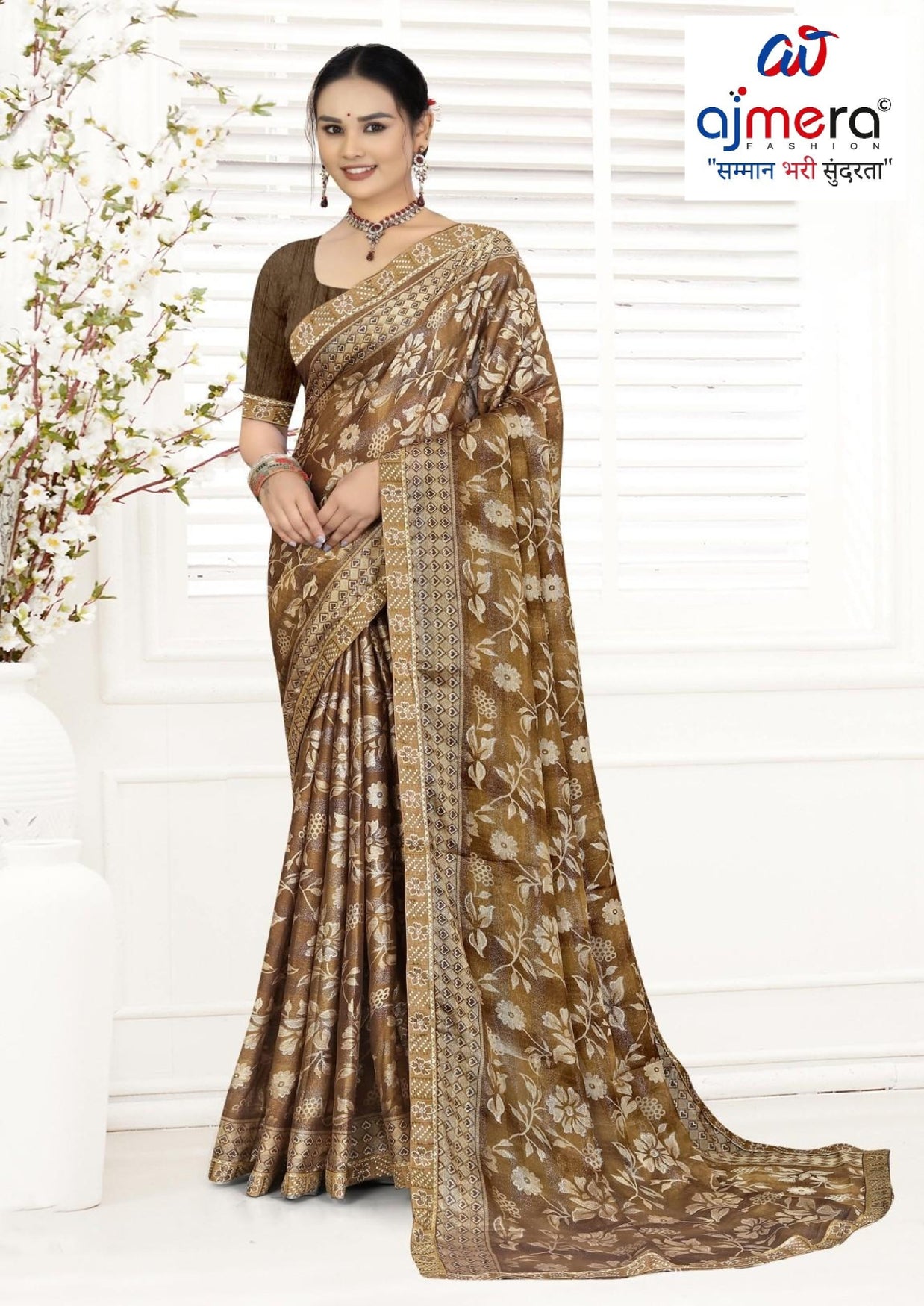 Premium Printed Saree with Matching Blouse Piece for Ethnic Elegance | TTS-GULSHAN VOL-8
