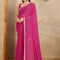 Stylish Printed Saree with Blouse Piece for Traditional Celebrations | RMF-PARI VOL-7