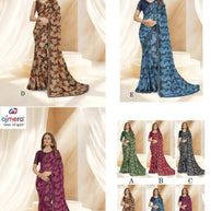 Contemporary Printed Saree with Blouse Piece for Premium Wear  | RDD-MANVI