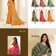 Graceful Printed Saree with Blouse Piece for Modern Ethnic Fashion | RDD-INDIRA VOL-03