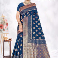 Classic Jacquard Silk Saree with Blouse Piece for Elegant Traditional Look | TUL-CLEAR SILK VOL-01