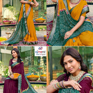 Designer Printed Saree with Blouse Piece for Special Occasions  | VDT-SONAKSHI-4