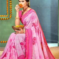 Beautiful Printed Saree with Blouse Piece for Cultural Celebrations  | PRM-RANGBAAZ