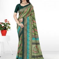 Stylish Printed Saree with Blouse Piece for Traditional Celebrations  | VER-BANJARAN-44228