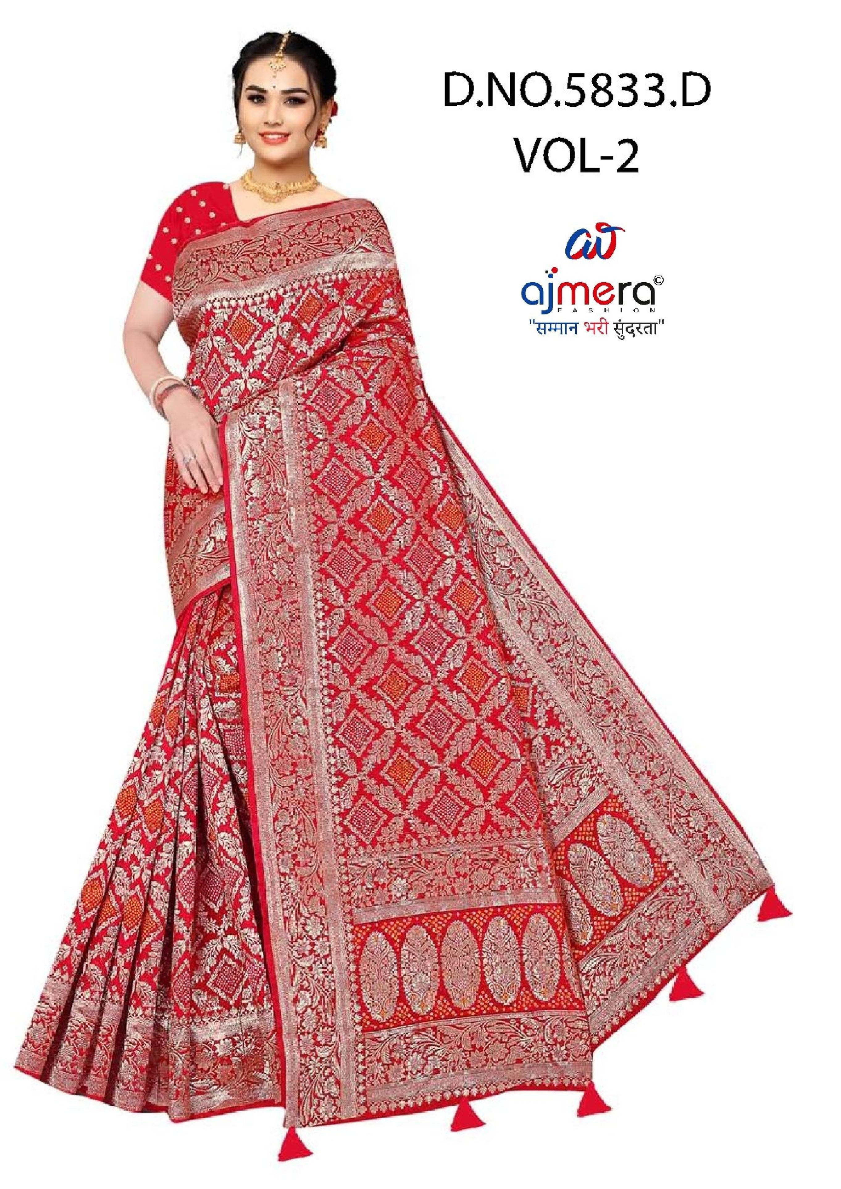 Fashionable Jacquard Silk Saree with Blouse Piece for Special Events | DBU-CHUNDARI SILK VOL-2