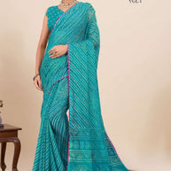 Designer Printed Saree with Blouse Piece for Special Occasions  | RMF-BANDHAN VOL-1