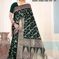 Exclusive Jacquard Silk Saree with Blouse Piece for Premium Cultural Wear | TUL-HANSJODA SILK VOL-46