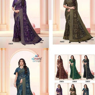 Fashionable Printed Saree with Blouse Piece for Festive Collection  | RDD-SHUBHKALA VOL-02