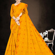 Cotton Saree with Without Blouse for Premium Ethnic and Traditional Wear | PJA-MEHAR