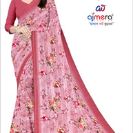Graceful Printed Saree with Blouse Piece for Modern Ethnic Fashion  | CAS-MANGO SHAKE