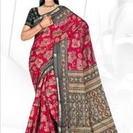 Designer Printed Saree with Blouse Piece for Special Occasions | VER-SHANTI-47833