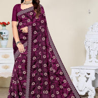 Contemporary Printed Saree with Blouse Piece for Premium Wear  | GPT-CHANCHAL-1