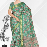 Exclusive Printed Saree with Blouse Piece for Elegant Ethnic Look | VER-NEELAM-48480