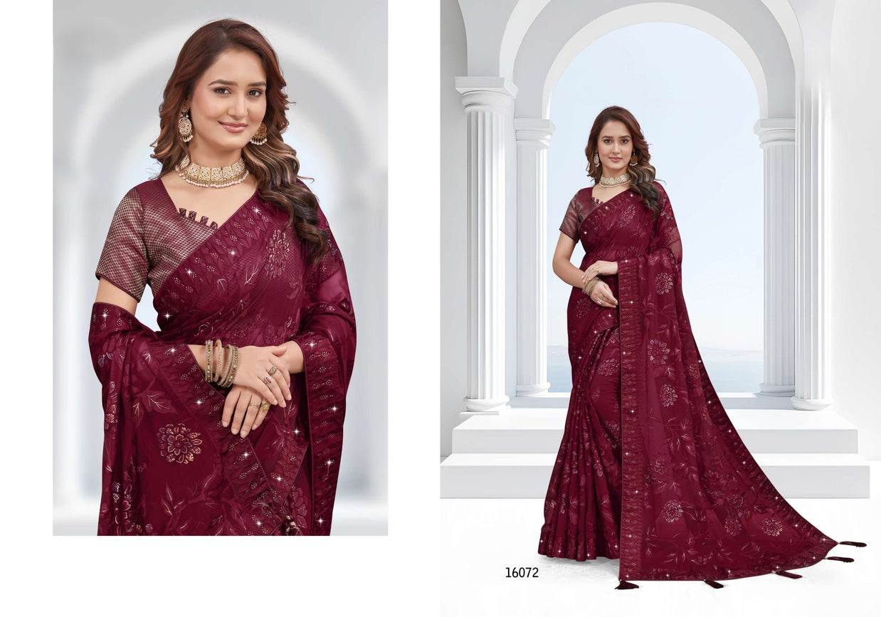 Fashionable Printed Saree with Blouse Piece for Festive Collection  | RDD-YUKTI VOL-58