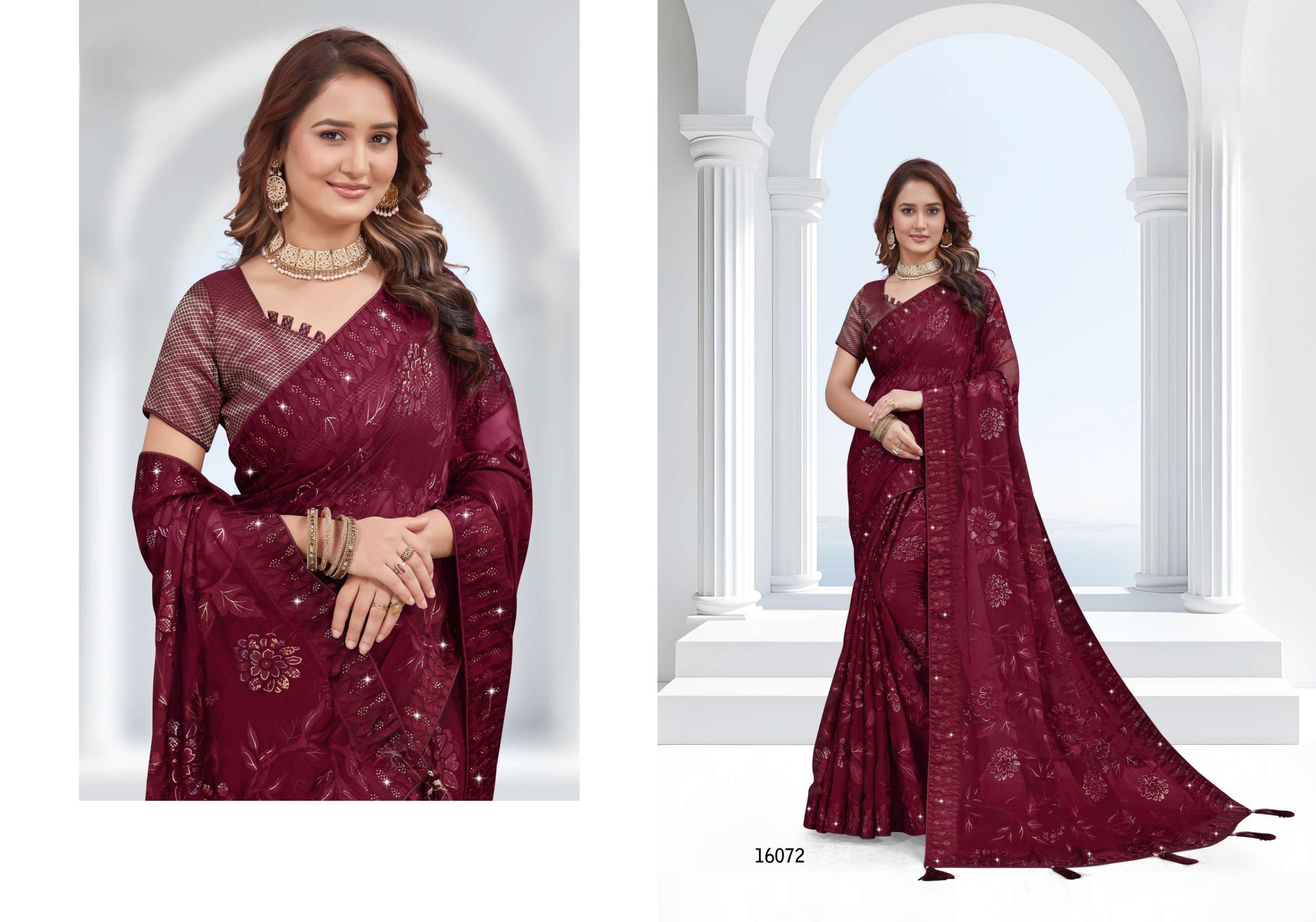 Fashionable Printed Saree with Blouse Piece for Festive Collection  | RDD-YUKTI VOL-58