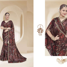 Designer Printed Saree with Blouse Piece for Special Occasions | RDD-NAYRA