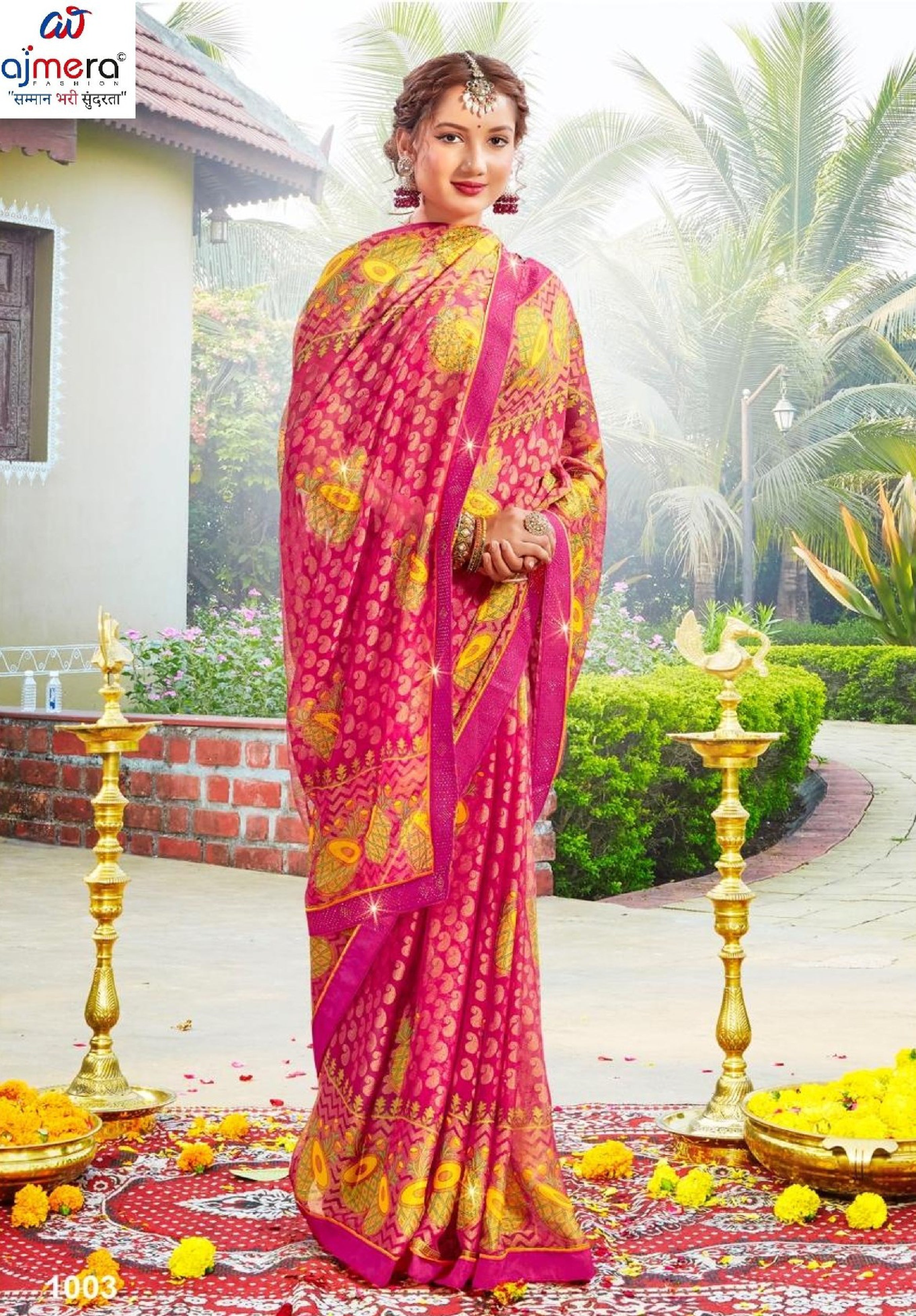 Trendy Printed Saree with Blouse Piece for Women’s Ethnic Wardrobe | PRM-BREZZA
