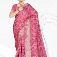Fashionable Printed Saree with Blouse Piece for Festive Collection | VER-NEELAM-43545