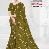 Contemporary Printed Saree with Blouse Piece for Premium Wear | GLC-SUHANA
