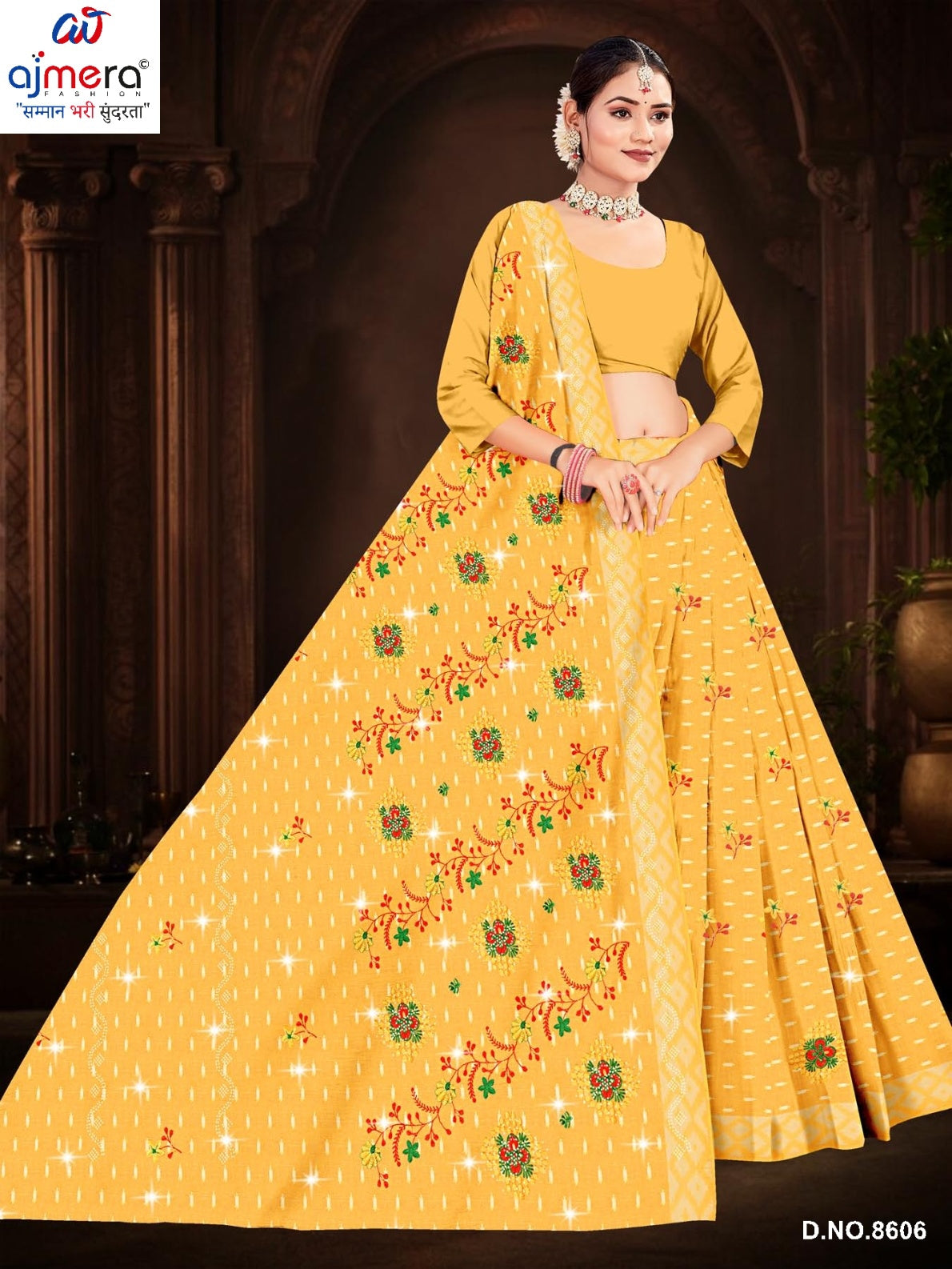 Suti Cotton Saree with Without Blouse for Premium Ethnic and Traditional Wear | PJA-MERI KIRAN
