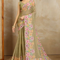 Trendy Printed Saree with Blouse Piece for Women’s Ethnic Wardrobe  | RMF-SAANVIKA VOL-2