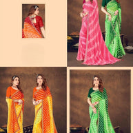 Beautiful Printed Saree with Blouse Piece for Cultural Celebrations | JS-ANJALI