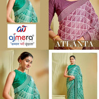 Fashionable Printed Saree with Blouse Piece for Festive Collection | RDD-ATLANTA