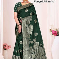 Luxury Jacquard Silk Saree With Blouse Piece | TUL-HUMJOLI SILK VOL-23