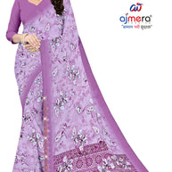 Contemporary Printed Saree with Blouse Piece for Premium Wear  | CAS-HAPPY DAY