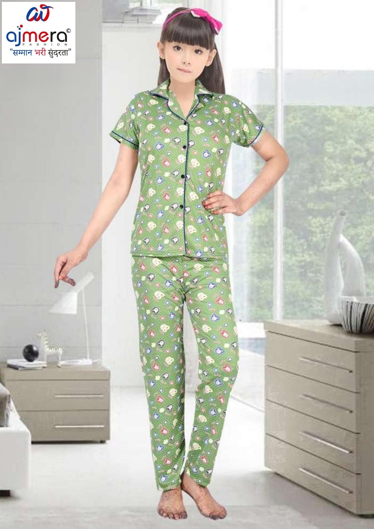 Wholesale Boys Night Suit | RAMD-COLLAR NS